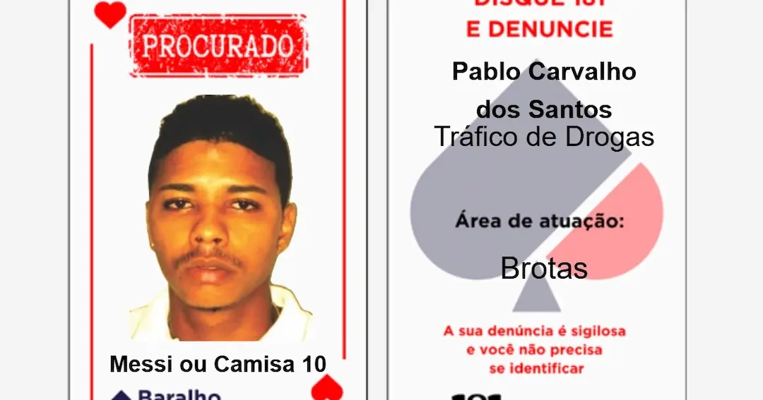 SSP aponta que “Messi”, do Baralho do Crime, forneceu armas a suspeitos mortos em Cajazeiras